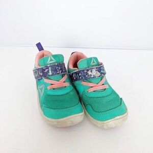 Reebok Green Emoji Sneakers Tennis Shoes Toddler 8